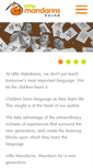 Mobile Screenshot of little-mandarins.com
