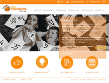 Tablet Screenshot of little-mandarins.com